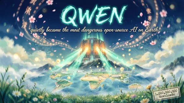 Qwen Just Became the Most Downloaded AI Model — Here's Why Nobody's Talking About It