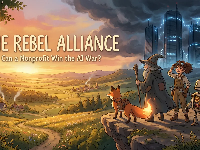 Mozilla.ai logo and rebel alliance concept