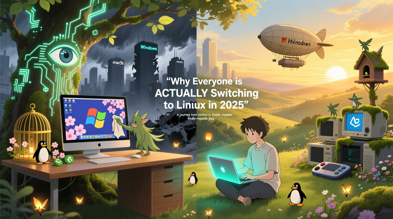 Why Everyone Is ACTUALLY Switching to Linux in 2025