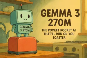 Introducing Gemma 3 270M: The Pocket Rocket AI That'll Run on Your Toaster