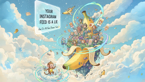 Your Instagram Feed is a Lie. And It's All Nano Banana's Fault. 🍌