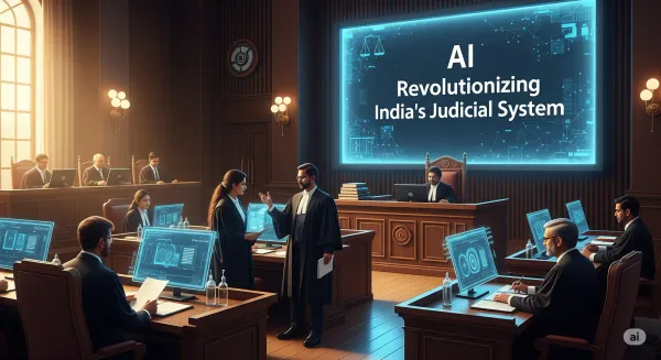AI Revolutionizing India's Judicial System: Solving the 5 Crore Case Backlog