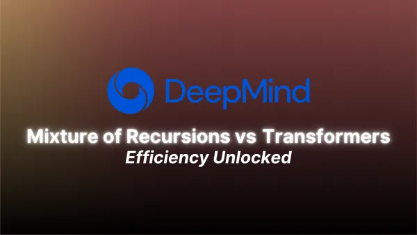 Mixture of Recursions vs Transformers: Efficiency Unlocked